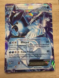 Articuno EX #25/135 Ultra Rare Holo - Plasma Storm - Pokemon TCG - Image 1