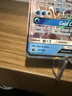 2018 Pokemon Sun & Moon Celestial Storm Articuno Holo #31/168 - Image 3