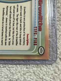 Growlithe #58 - 1999 Topps Pokemon Series 1 Black Logo Rainbow Holo NM - Image 5