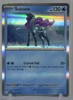 Suicune 2025 Pokemon TCG #026/094 Phantasmal Flames Rare Cosmos Holo +Rare/Rev - Image 4
