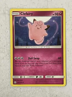 Pokemon TCG - Clefairy - 144/236 - Uncommon - Cosmic Eclipse - Image 1