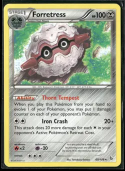 Pokemon - Forretress 60/106 XY Flashfire Normal LP - Image 1