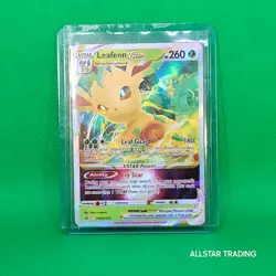 Leafeon VSTAR SWSH195 Pokemon Sword & Shield Black Star Promo SWSH Pokemon TCG - Image 3