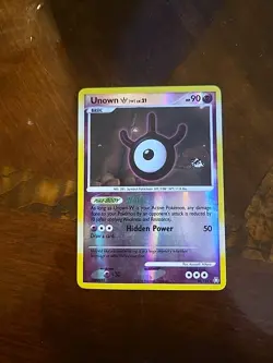 Unown W Legends Awakened Reverse Holo 80/146 Diamond Pearl Pokemon TCG Uncommon - Image 1