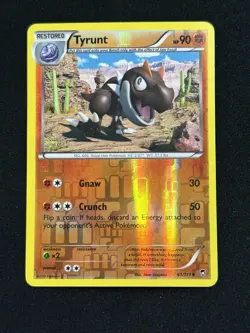 Tyrunt #61/111 - Pokemon TCG - Reverse Holo - XY: Furious Fists - MP - Image 1
