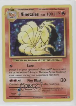 Ninetales Holo Pokemon XY Evolutions 20th Anniversary #15 - Image 1