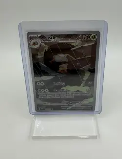 Pokemon Crustle Illustration Rare Holo 2023 SV04 Paradox Rift 183/182 - Image 1