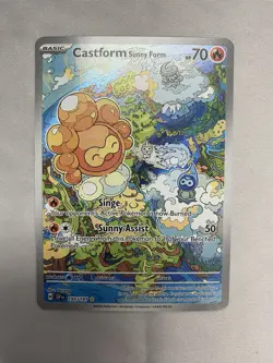 Pokemon: Castform Sunny Form IR 195/191 (Near Mint) - Image 1