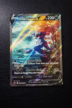 Pokemon Hisuian Samurott V Ultra Rare [Crown Zenith: Galarian Gallery GG51/GG70] - Image 1