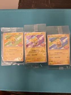 Pikachu Berkemeja Batik Promo NEW SEALED SET Of 3 Indonesia Journey Pokemon - Image 1