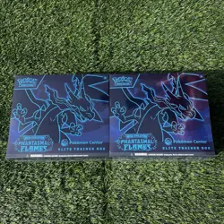 Phantasmal Flames UPC x4 Pokemon Center ETB x2 Booster Box, Booster Bundle x2 - Image 2