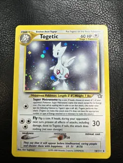 Togetic Holo Neo Genesis #16 Vintage Pokemon TCG NM - Image 1
