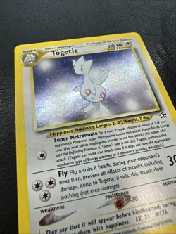 Togetic Holo Neo Genesis #16 Vintage Pokemon TCG NM - Image 4