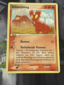 Schneckmag / Slugma - 72/97 EX Drache - Reverse Holo DE NM Pokemon - Image 1