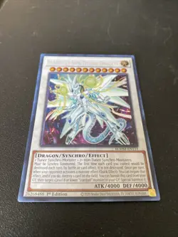 Yu-Gi-Oh Stardust Sifr Divine Dragon 1st Edition Secret Rare BLMM-EN151 - Image 1