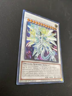 Yu-Gi-Oh Stardust Sifr Divine Dragon 1st Edition Secret Rare BLMM-EN151 - Image 2