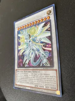 Yu-Gi-Oh Stardust Sifr Divine Dragon 1st Edition Secret Rare BLMM-EN151 - Image 3