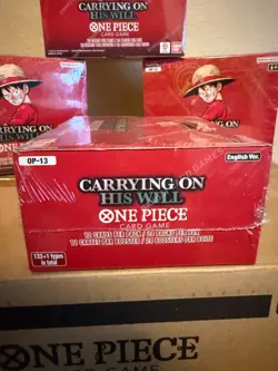 One Piece Card Game Carrying On His Will Booster Box OP13 English 1st Print - Image 2