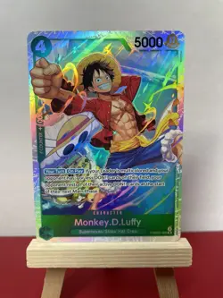 Monkey.D.Luffy PRB02-005 - One Piece TCG - SR Foil Near-Mint English - Image 1