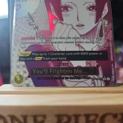 One Piece Op-14 Boa Handcock You’ll Frighten Me Alt Art Mint Condition OP14 - Image 3