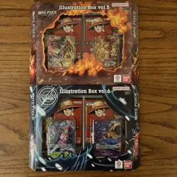 One Piece TCG Illustration Box Vol 5 and Vol 6 BUNDLE SEALED - Image 1