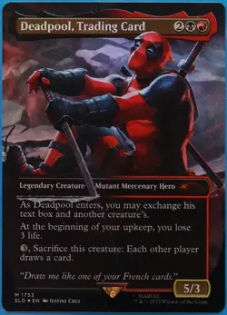 Deadpool, Trading Card (Secret Lair Promo) FOIL NM MTG CARD (510482) ABUGames - Image 1