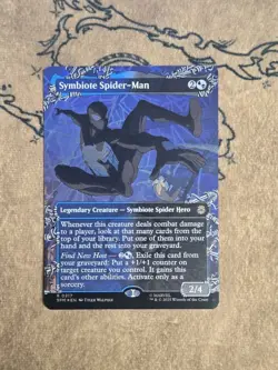 Symbiote Spider-Man (Borderless) 0217 Marvel's Spider-Man Foil NM - Image 1