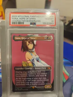 Yuna, Hope of Spira, MTG Borderless Regular Card Psa 10 - Image 1