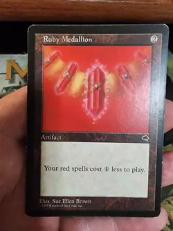 Tempest MTG 1 Ruby Medallion Magic - Image 1