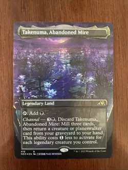 Takenuma, Abandoned Mire (Borderless) Kamigawa: Neon Dynasty Regular - Image 1