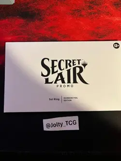 MTG Sol Ring (0910) (Rainbow Foil) Secret Lair Drop Series SEALED - Image 1