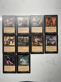 Magic: The Gathering Black Border Creature Assortment MTG Cards Vintage - Image 1