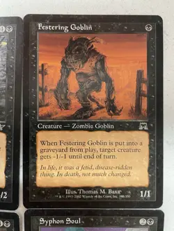 Magic: The Gathering Black Border Creature Assortment MTG Cards Vintage - Image 5