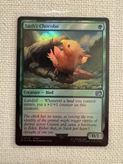 Sazh's Chocobo Foil U0200 FINAL FANTASY MTG Magic the Gathering NM - Image 1