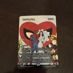 2025 MTG Marvel Spider-Man Wedding Ring (Borderless) 0007 (M) MAR Non Foil - Image 1