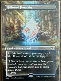 Hallowed Fountain (Borderless) Lorwyn Eclipsed Regular - Image 1