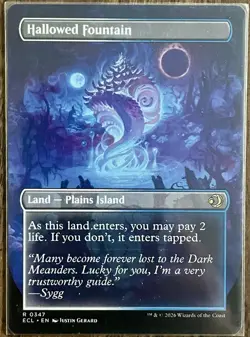 Hallowed Fountain (Borderless) Lorwyn Eclipsed Regular - Image 2