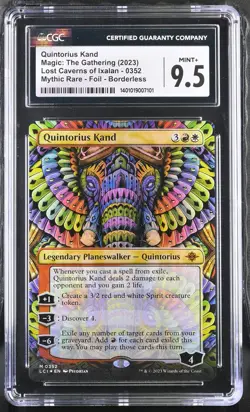 QUINTORIUS KAND The Lost Caverns of Ixalan Borderless Foil CGC 9.5 MTG [Nos] - Image 1