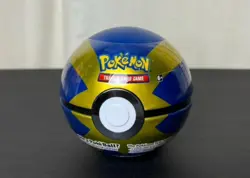 Pokemon Quick Poke Ball Tin 3 Packs & Coin TCG Sealed - Image 1