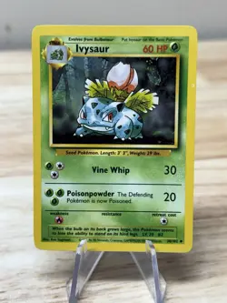Ivysaur - 30/102 - Pokemon Base Set Unlimited Card WOTC NM - Image 1