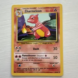 Pokemon TCG Charmeleon Base Set 24/102 Regular Unlimited Uncommon NM - Image 1