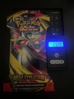 (VERY HEAVY) 33.20g Pokemon TCG Mega Evolution Sleeved Booster Pack (SEALED)✅ - Image 1