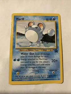 Marill Promo Wizards Black Star #29 Vintage Pokemon Card - Image 1