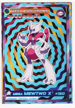 Pokemon Mega Evolutions * MEWTWO X* #150 * RARE BOX HIT - Image 1