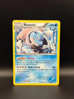 Pokemon TCG Blastoise Holo Evolution Line Squirtle Wartortle 2013 LP Lot #16/101 - Image 3