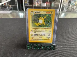 Raichu LP MP 014/102 Base Set Holo Rare Pokemon Card 1999 WOTC - Image 1
