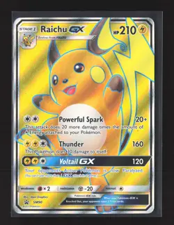 Pokemon SM Promos #SM90 Holo Promo Raichu GX - Image 1