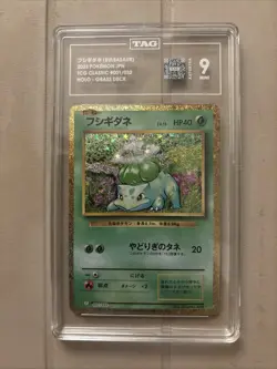 Pokemon TCG Bulbasaur Classic Collection Holo Card 001/034 CLV - Image 1