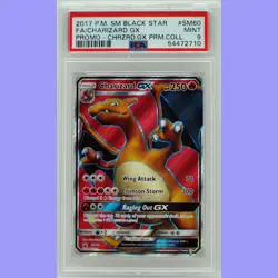 Pokemon Charizard GX Holo Full Art SM60 Premium Collection Promo PSA 9 MINT - Image 1