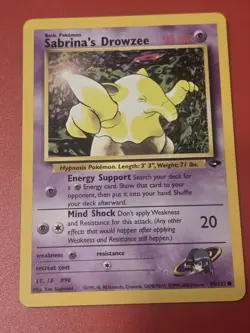 Sabrina's Drowzee Common Gym Challenge 095/132 MP Pokemon TCG - Image 1